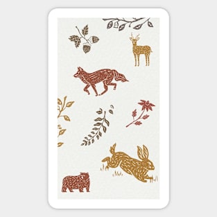 Autumn Elegance: A Graceful Artistic Rendition Sticker